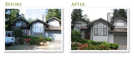 Exterior Painting Before &amp; After